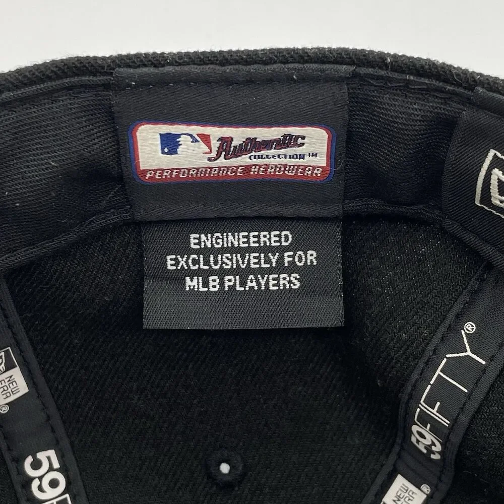 Vintage San Francisco Giants Hat New Era Cap 7 3/8 USA 2000s Y2K Era 2 Tone MLB